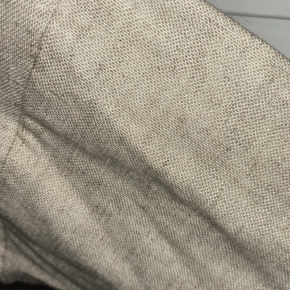 ZARA LINEN RUSTIC SAND CREAM OVERSIZED BLAZER size S - Picture 8 of 10